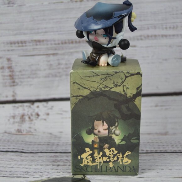 POPMART Skullpanda The Ink Plum Blossom The Valley Figure USA SHIP EUC - Picture 2 of 16